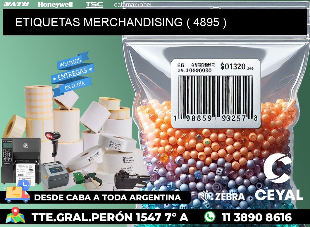 ETIQUETAS MERCHANDISING ( 4895 )