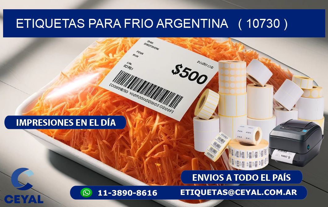 ETIQUETAS PARA FRIO ARGENTINA   ( 10730 )