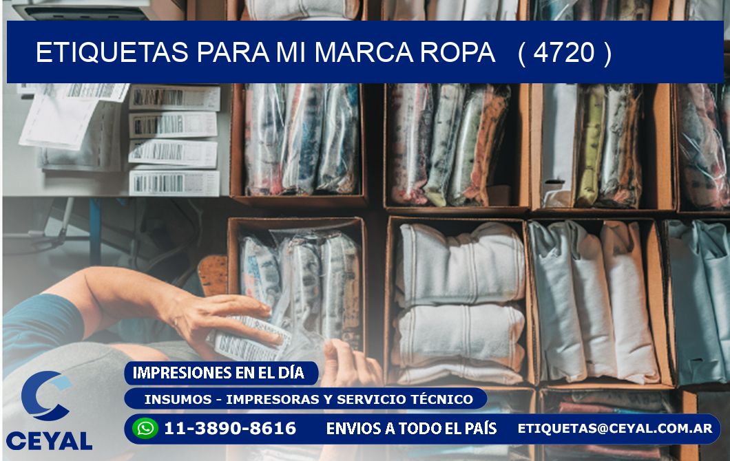 ETIQUETAS PARA MI MARCA ROPA   ( 4720 )