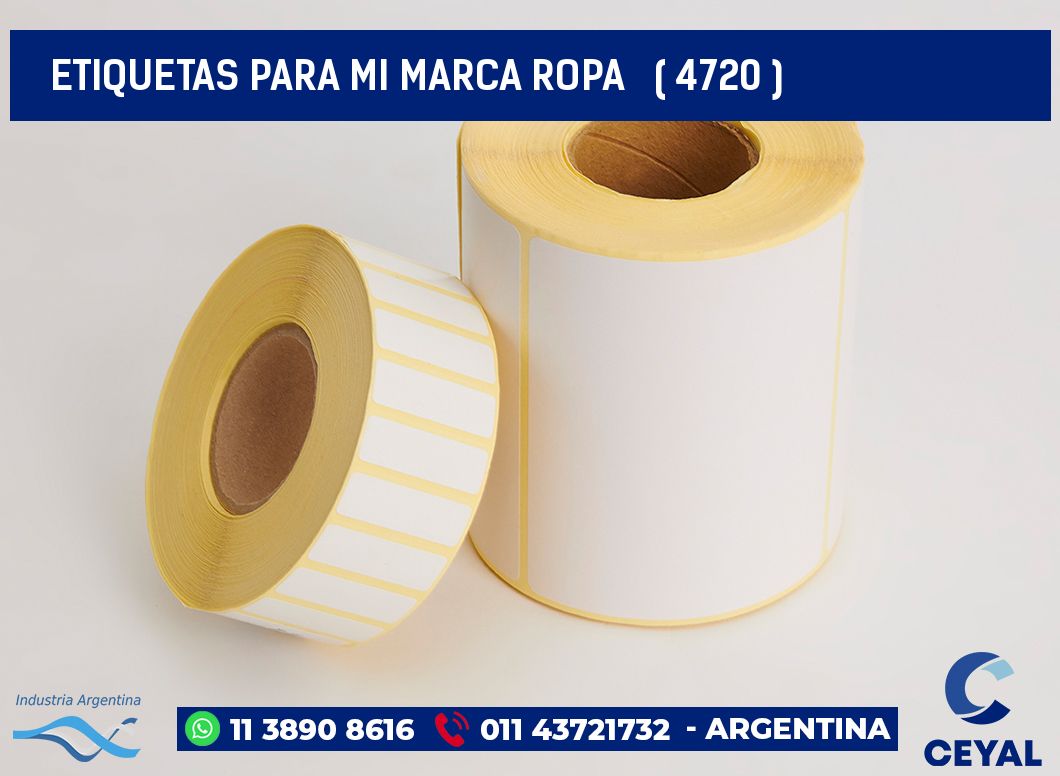 ETIQUETAS PARA MI MARCA ROPA   ( 4720 )