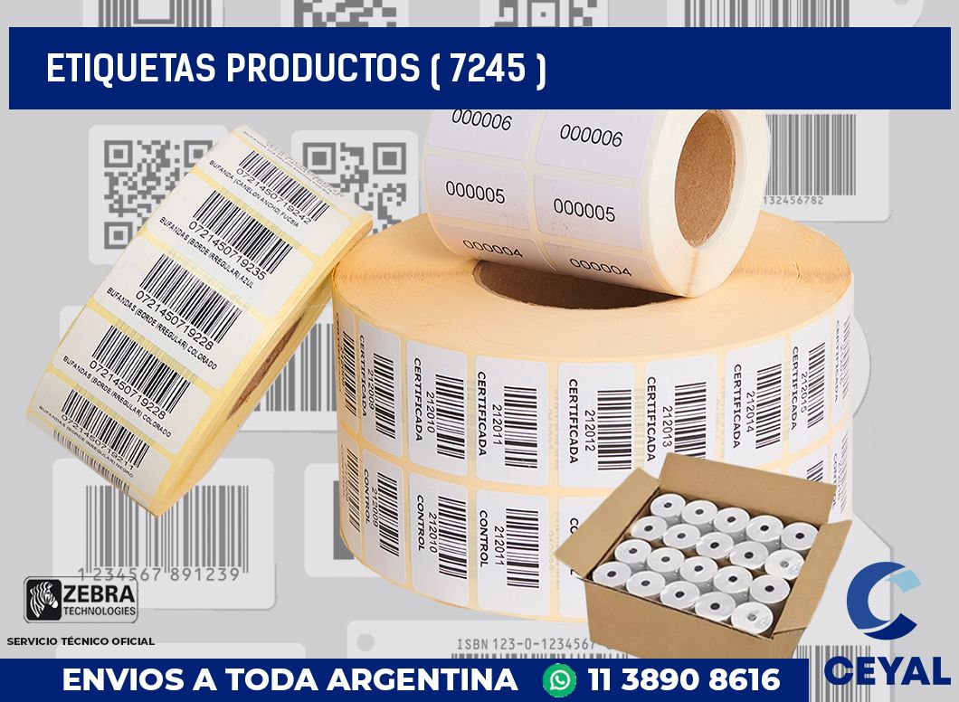 ETIQUETAS PRODUCTOS ( 7245 )
