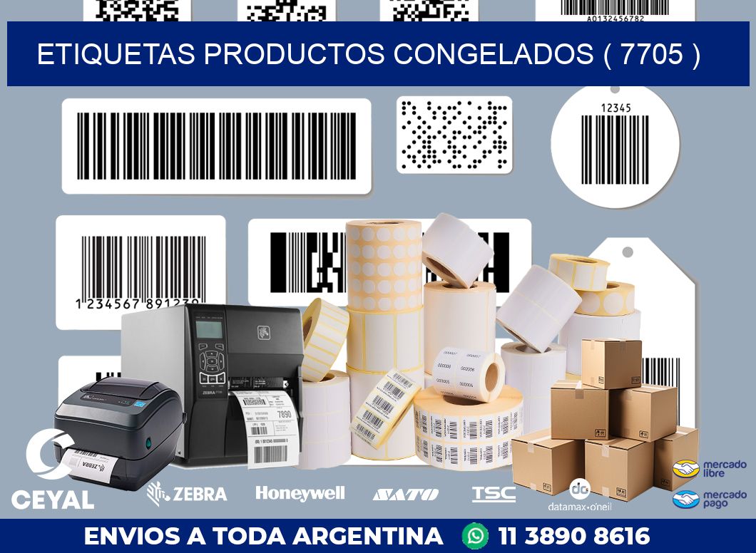 ETIQUETAS PRODUCTOS CONGELADOS ( 7705 )