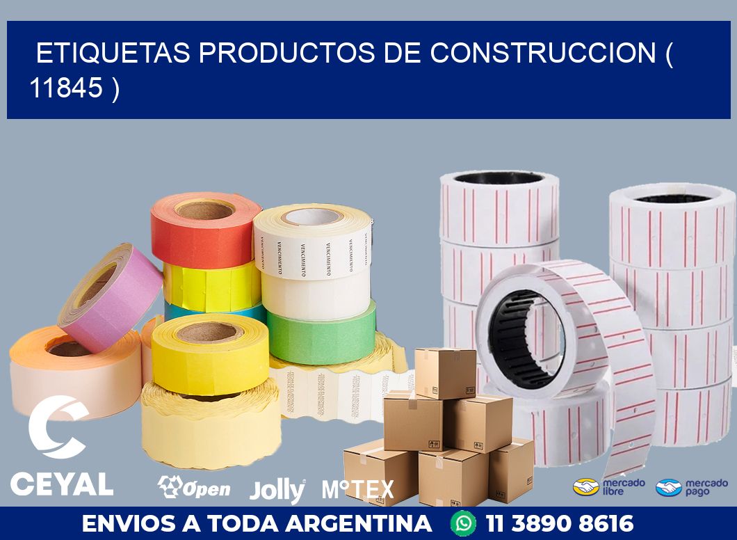 ETIQUETAS PRODUCTOS DE CONSTRUCCION ( 11845 )