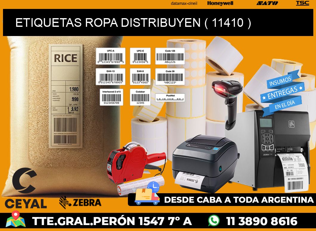 ETIQUETAS ROPA DISTRIBUYEN ( 11410 )