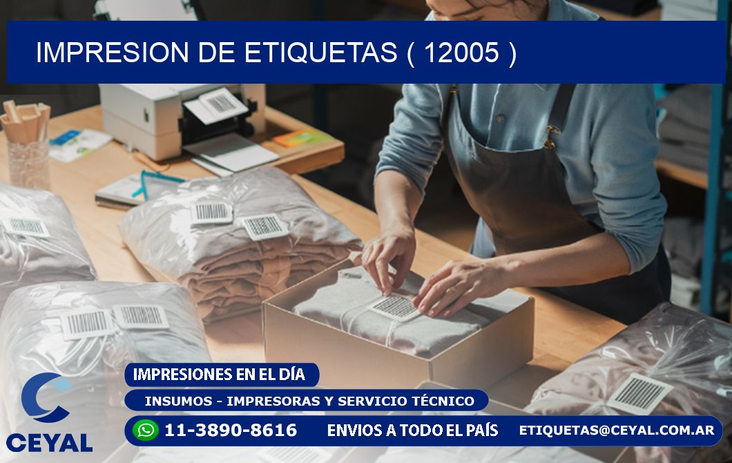 IMPRESION DE ETIQUETAS ( 12005 )