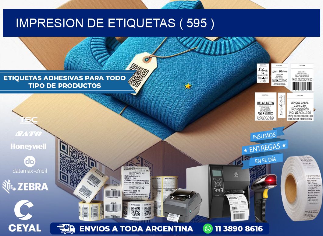 IMPRESION DE ETIQUETAS ( 595 )