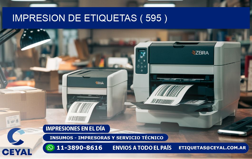 IMPRESION DE ETIQUETAS ( 595 )