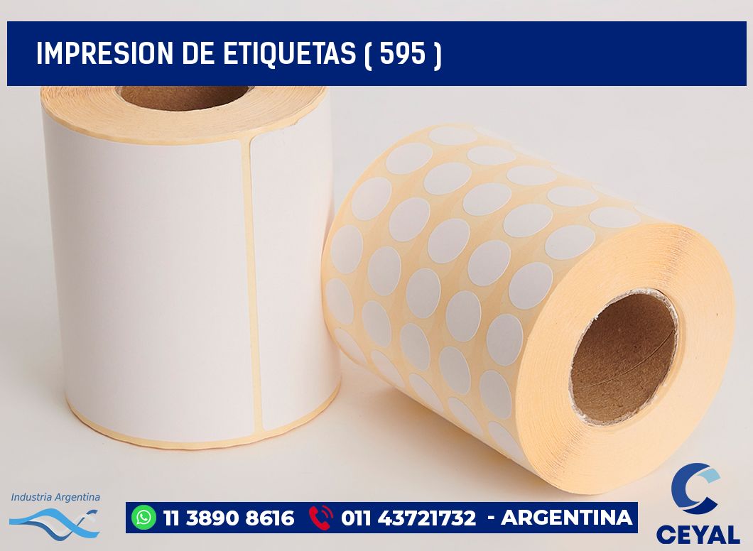 IMPRESION DE ETIQUETAS ( 595 )