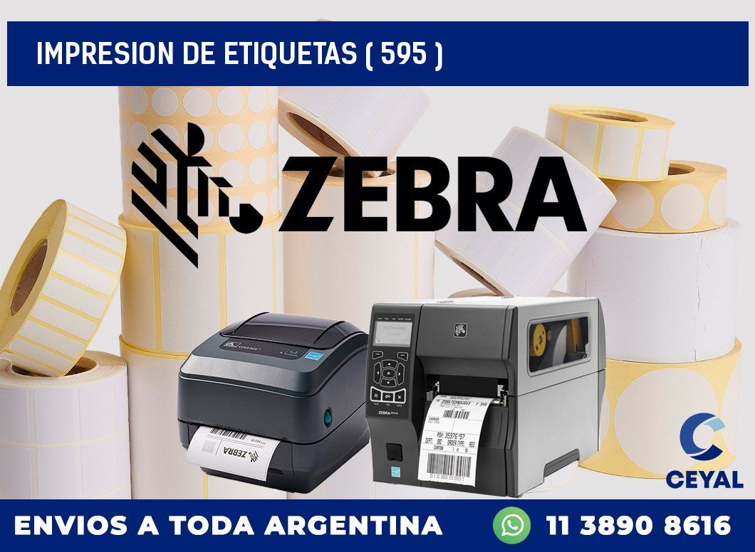 IMPRESION DE ETIQUETAS ( 595 )