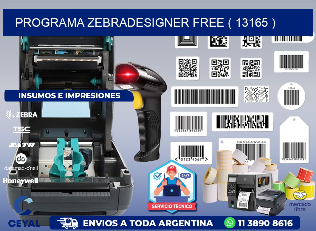 PROGRAMA ZEBRADESIGNER FREE ( 13165 )