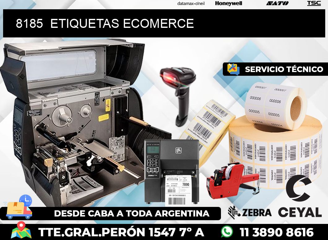 8185 ETIQUETAS ECOMERCE