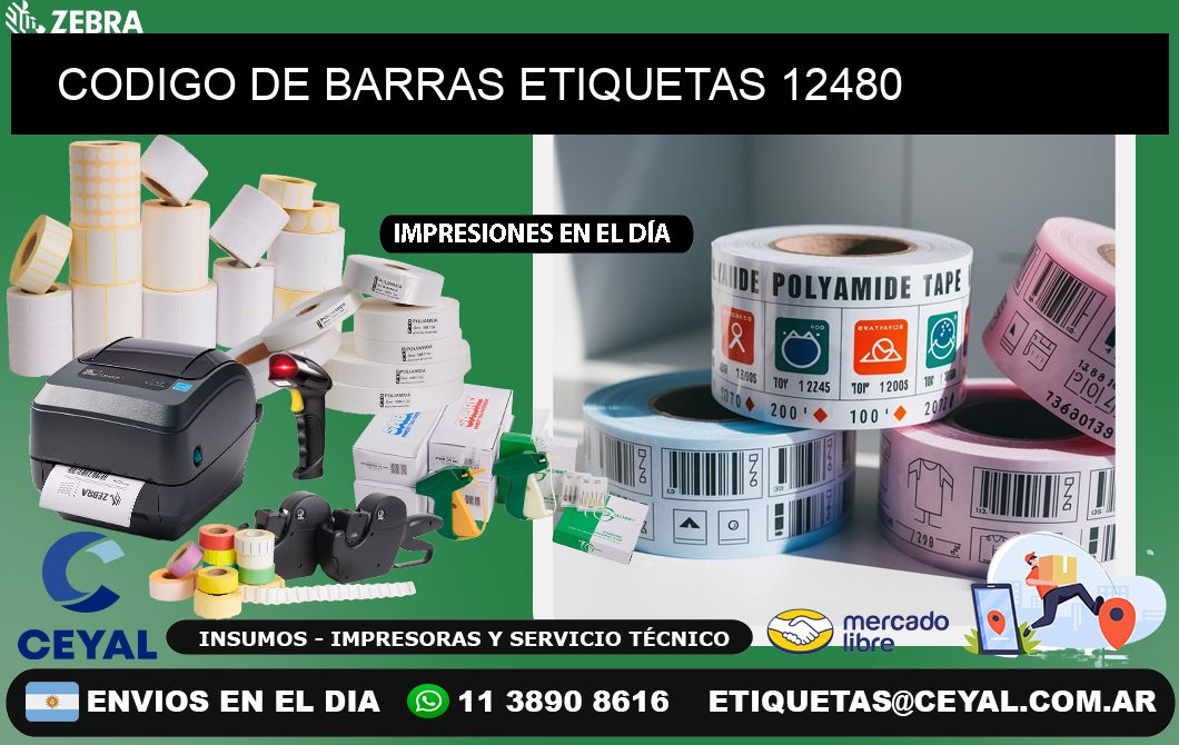 CODIGO DE BARRAS ETIQUETAS 12480