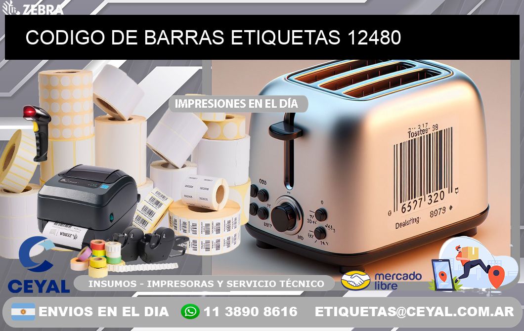 CODIGO DE BARRAS ETIQUETAS 12480