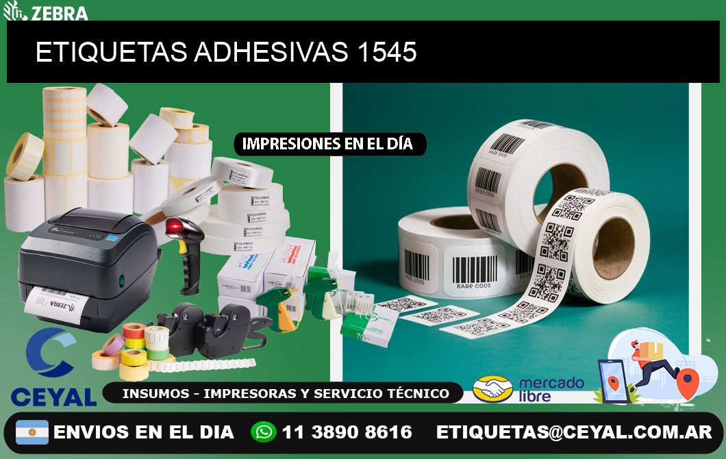 ETIQUETAS ADHESIVAS 1545