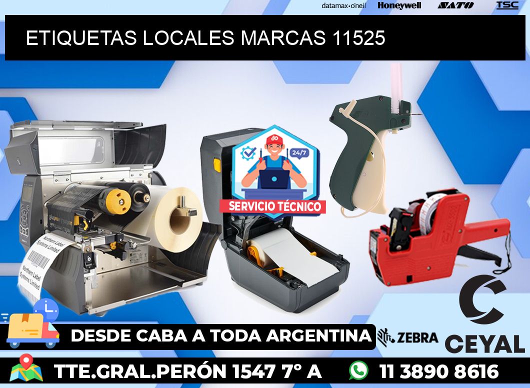 ETIQUETAS LOCALES MARCAS 11525