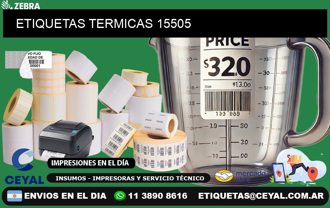 ETIQUETAS TERMICAS 15505