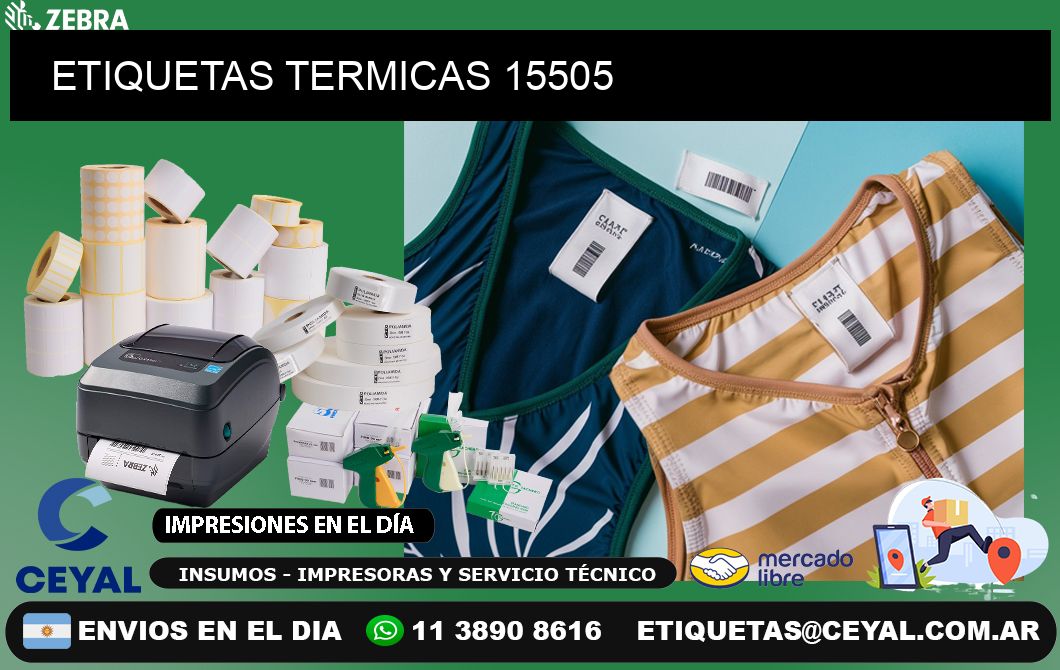 ETIQUETAS TERMICAS 15505