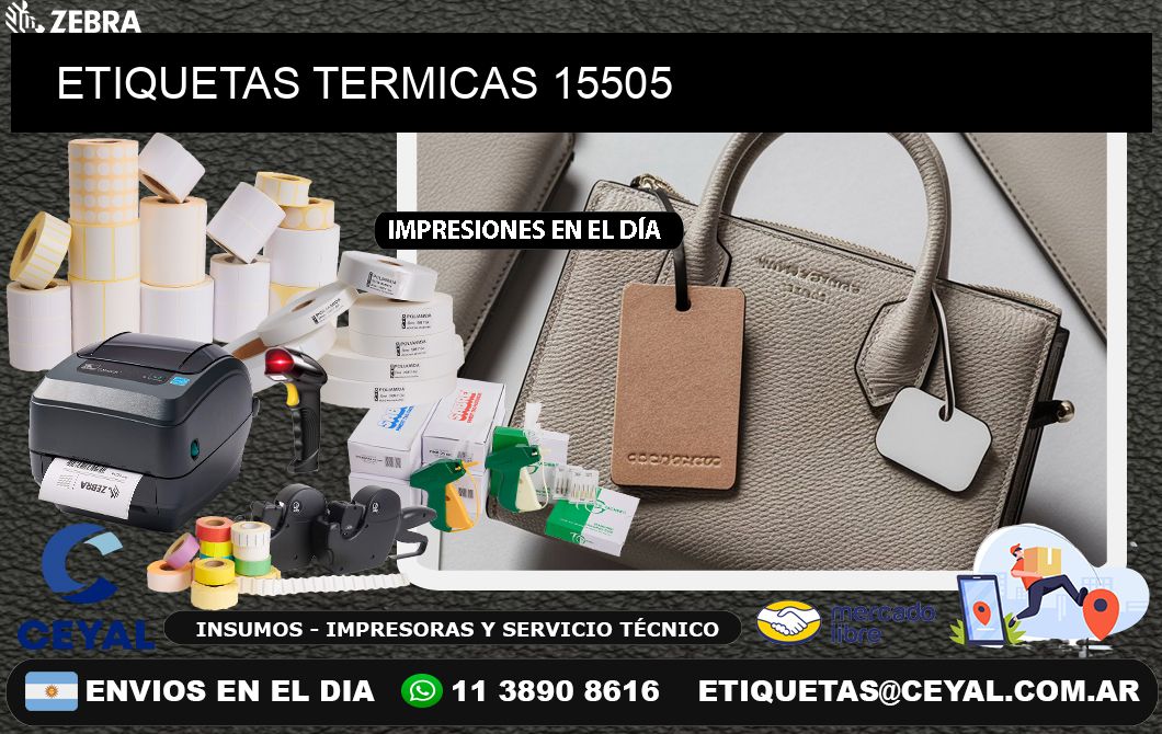 ETIQUETAS TERMICAS 15505