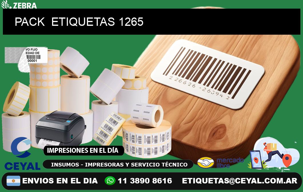 PACK ETIQUETAS 1265