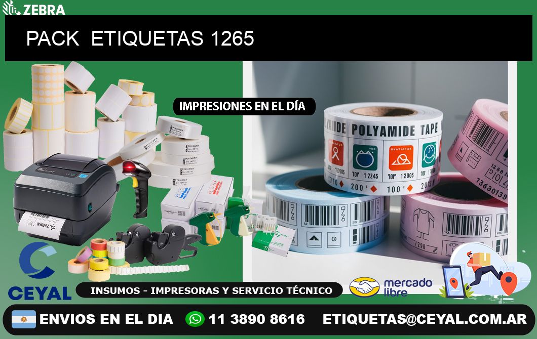 PACK ETIQUETAS 1265