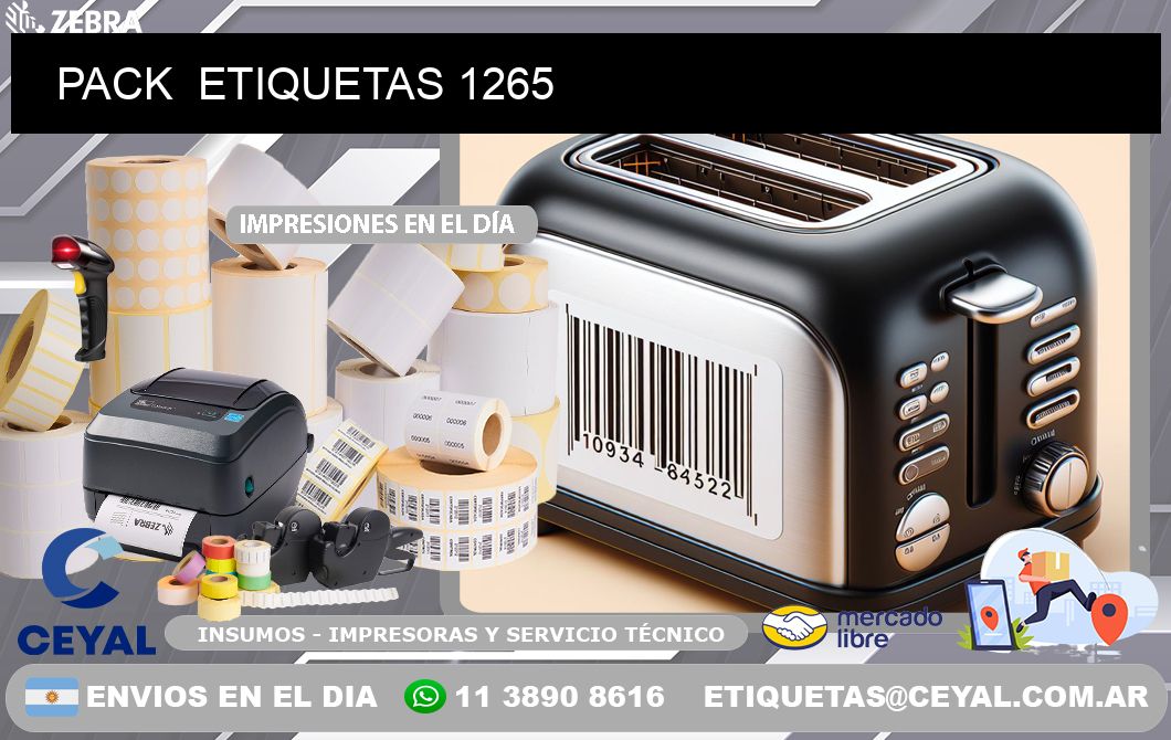 PACK ETIQUETAS 1265
