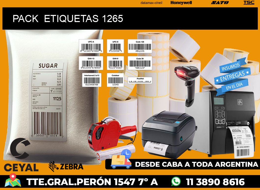 PACK ETIQUETAS 1265