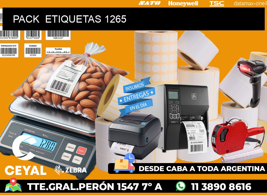 PACK ETIQUETAS 1265