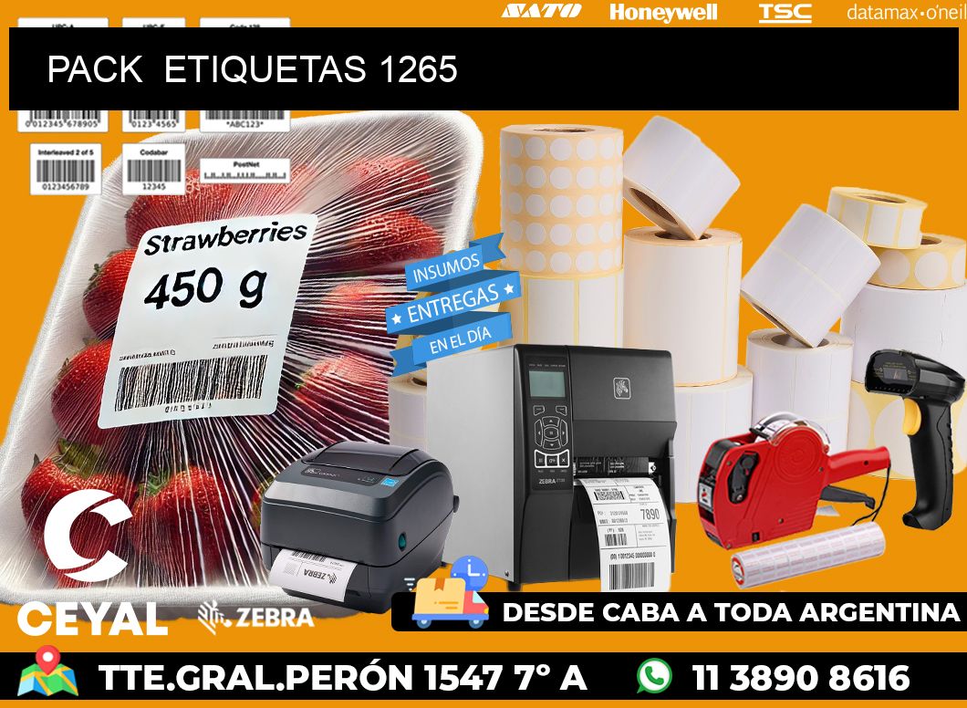 PACK ETIQUETAS 1265