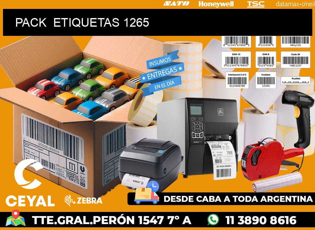 PACK ETIQUETAS 1265