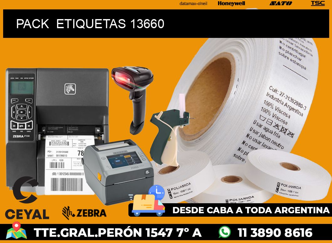 PACK ETIQUETAS 13660