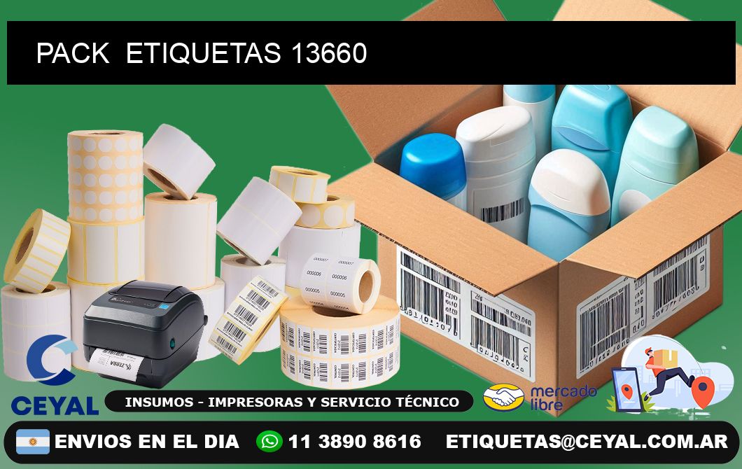 PACK ETIQUETAS 13660