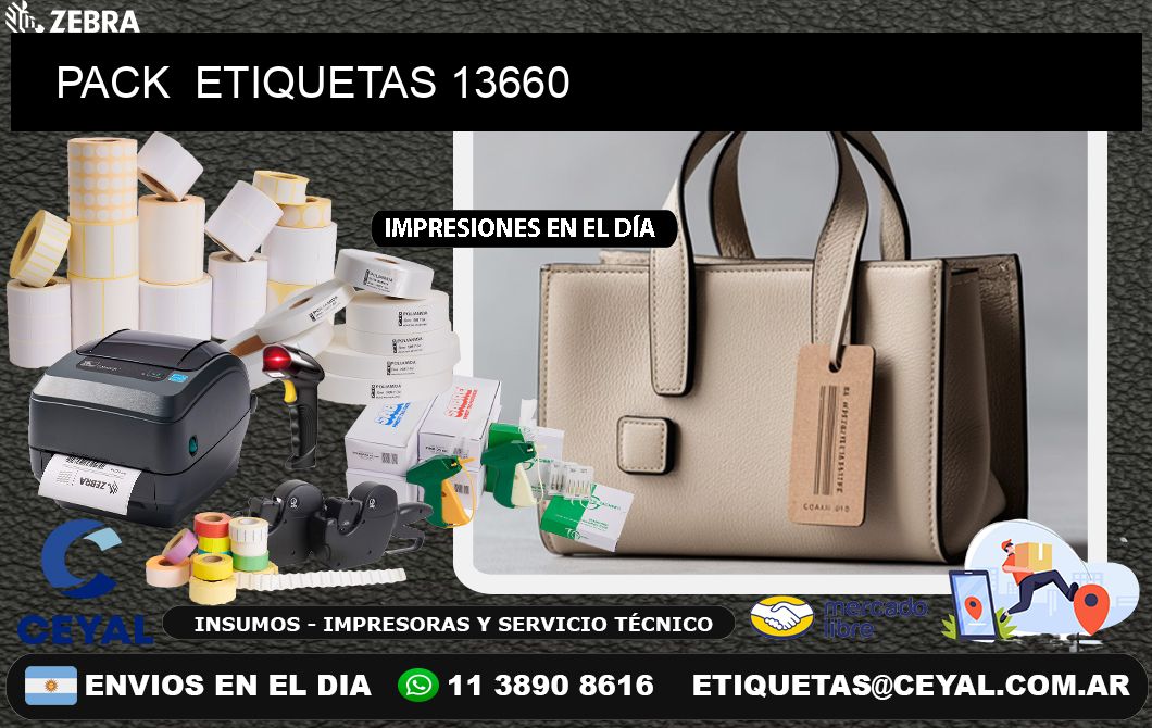 PACK ETIQUETAS 13660