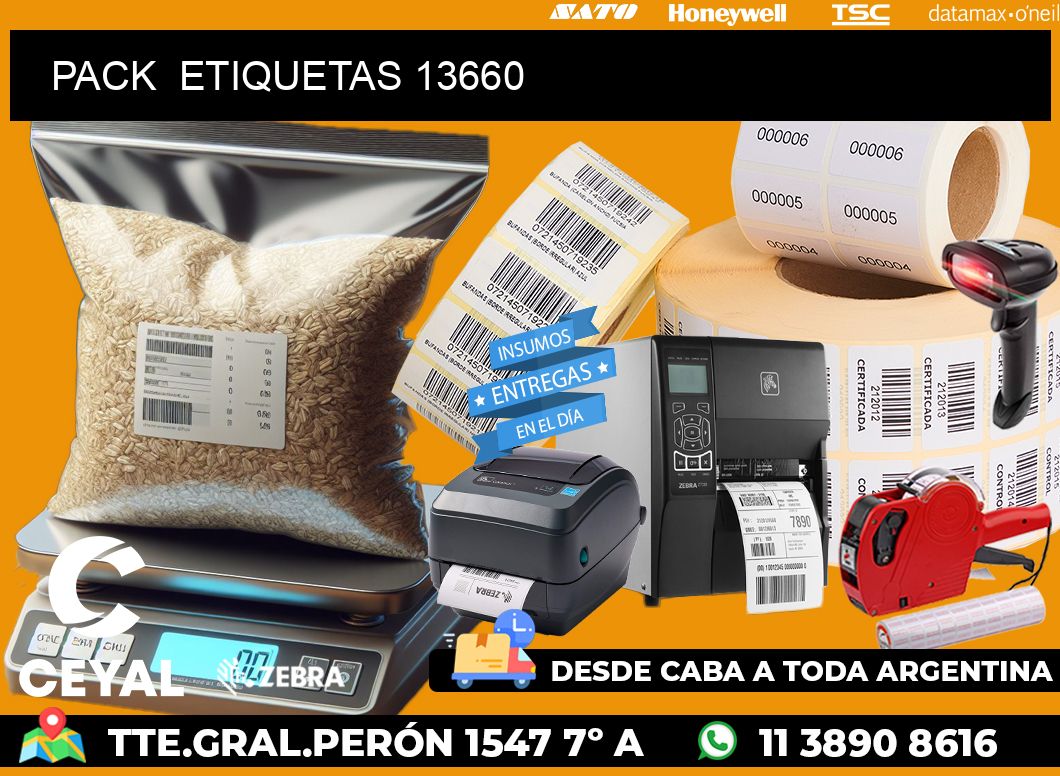 PACK ETIQUETAS 13660