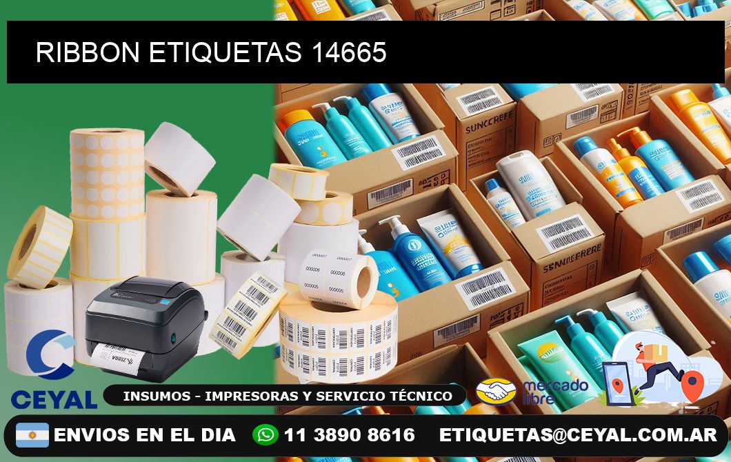 RIBBON ETIQUETAS 14665