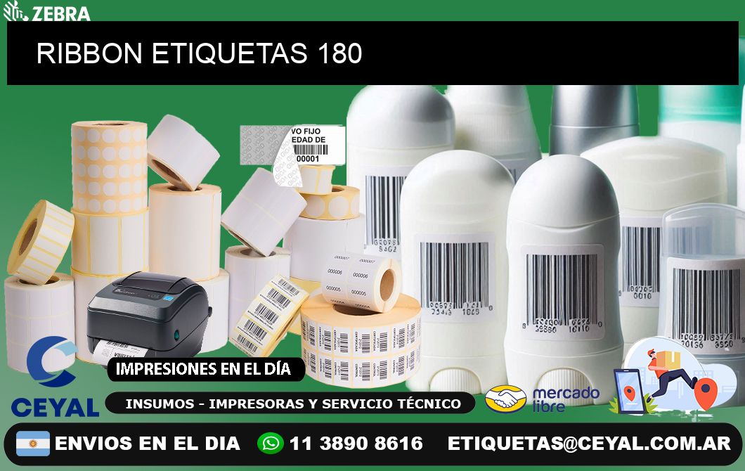 RIBBON ETIQUETAS 180