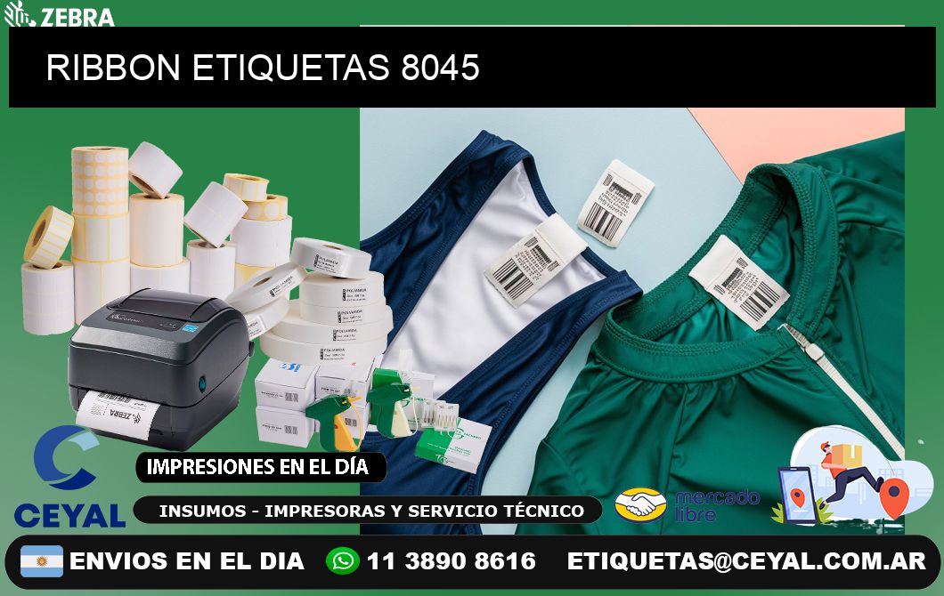 RIBBON ETIQUETAS 8045