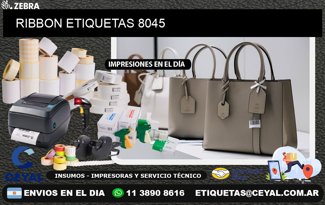 RIBBON ETIQUETAS 8045