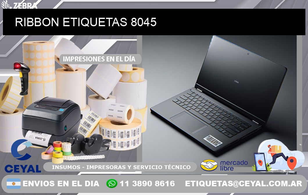 RIBBON ETIQUETAS 8045
