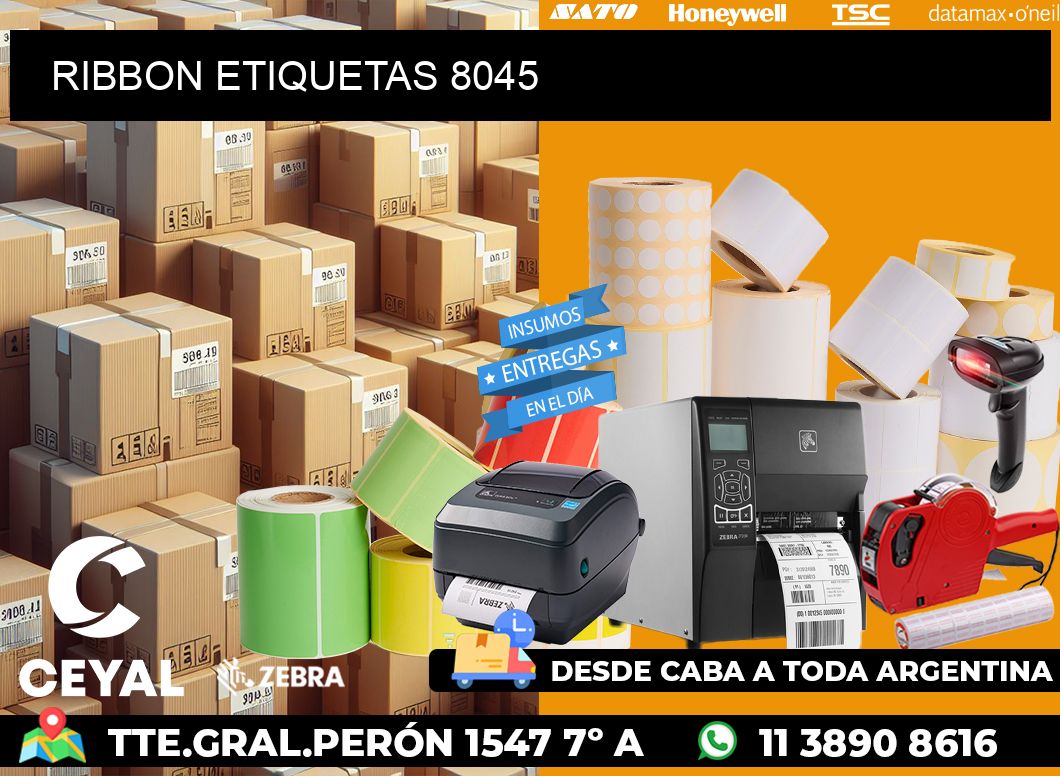 RIBBON ETIQUETAS 8045
