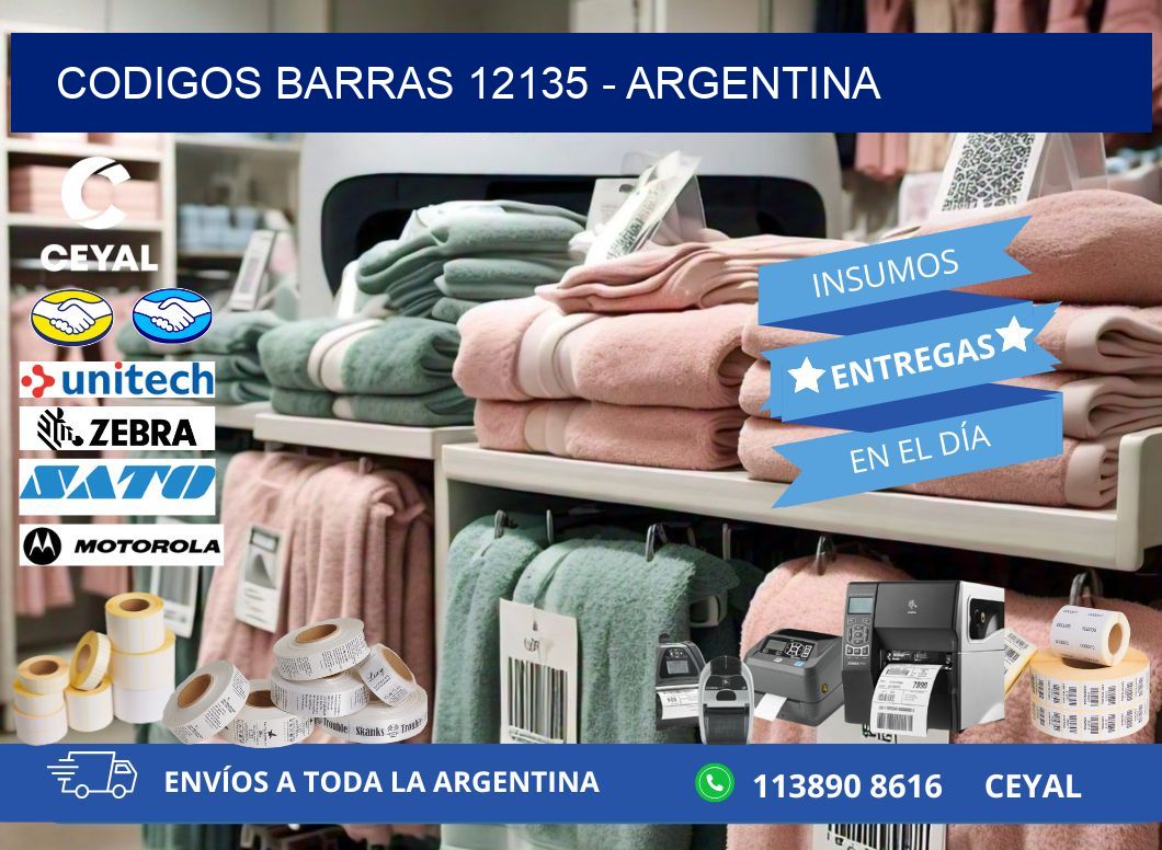 CODIGOS BARRAS 12135 - ARGENTINA