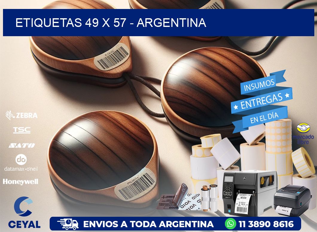ETIQUETAS 49 x 57 - ARGENTINA