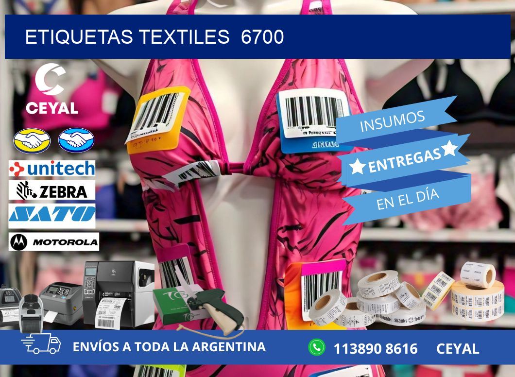 ETIQUETAS TEXTILES 6700