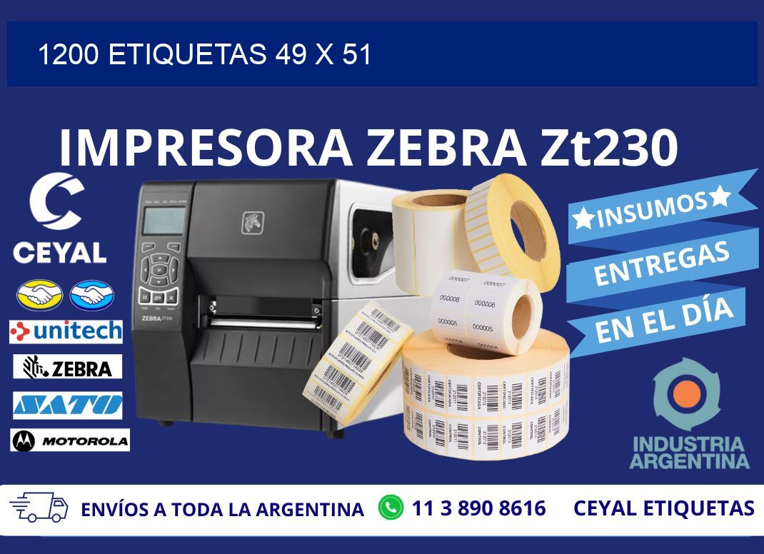 1200 ETIQUETAS 49 x 51