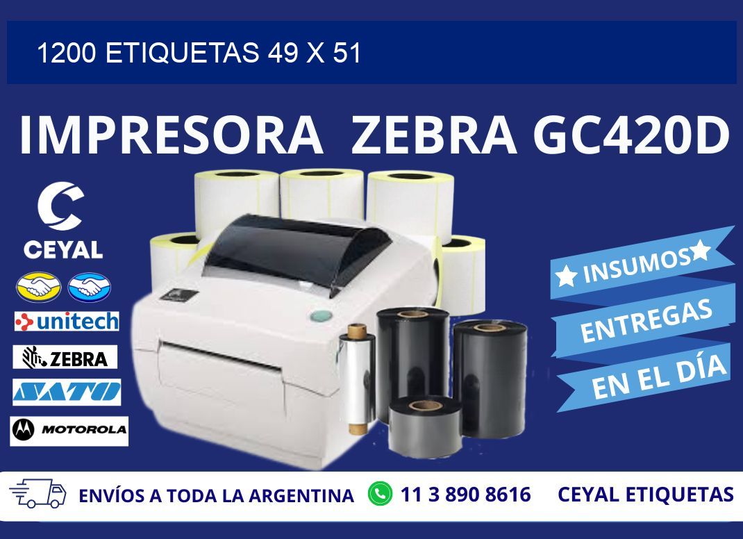 1200 ETIQUETAS 49 x 51