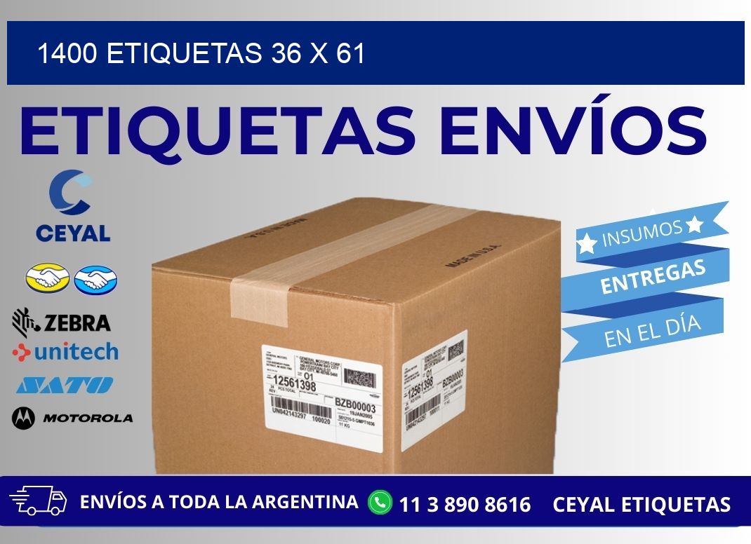 1400 ETIQUETAS 36 x 61