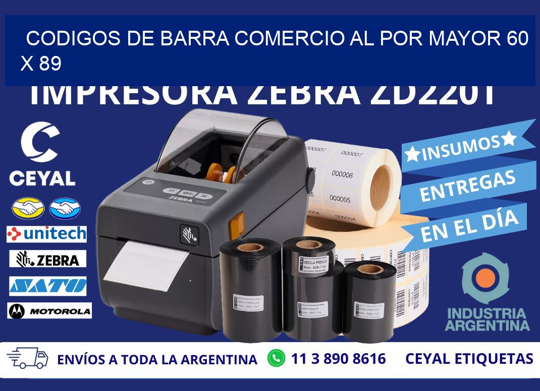 CODIGOS DE BARRA COMERCIO AL POR MAYOR 60 x 89