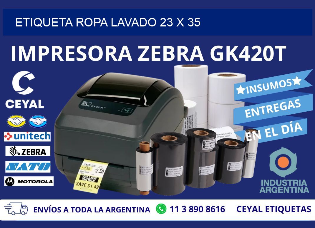 ETIQUETA ROPA LAVADO 23 x 35