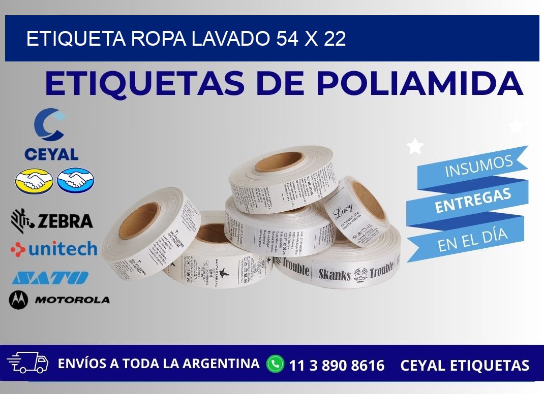 ETIQUETA ROPA LAVADO 54 x 22
