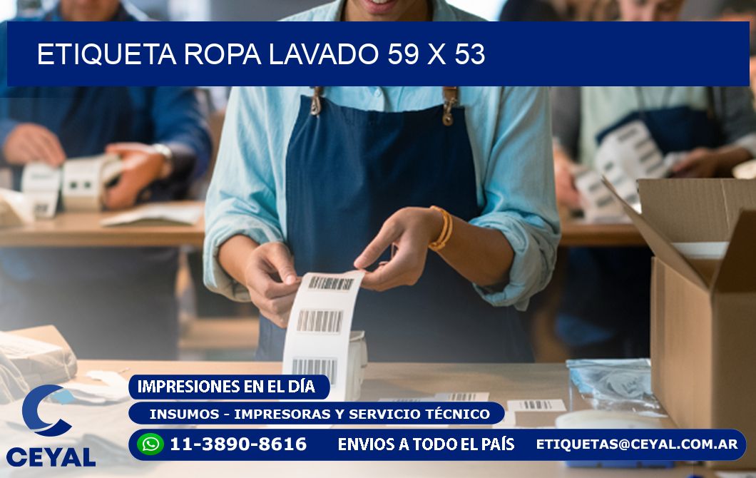 ETIQUETA ROPA LAVADO 59 x 53