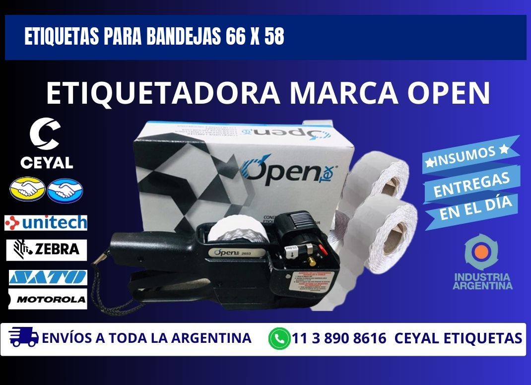 ETIQUETAS PARA BANDEJAS 66 x 58